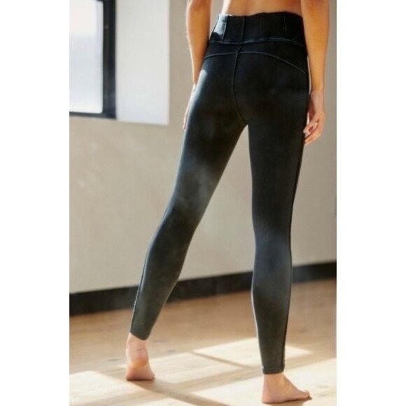NWOT Free People Movement Washed Green High Waist Leggings - Picture 8 of 10